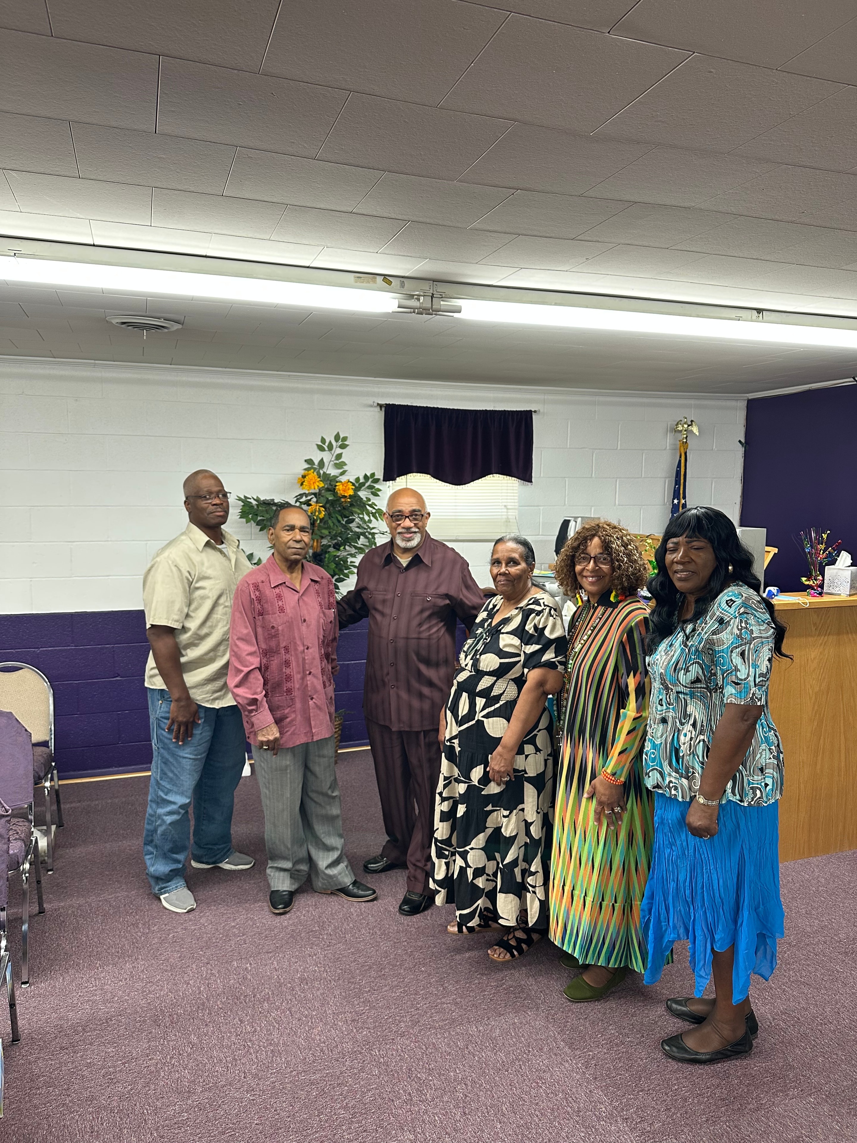 Church group photo at House of Another Chance COGIC