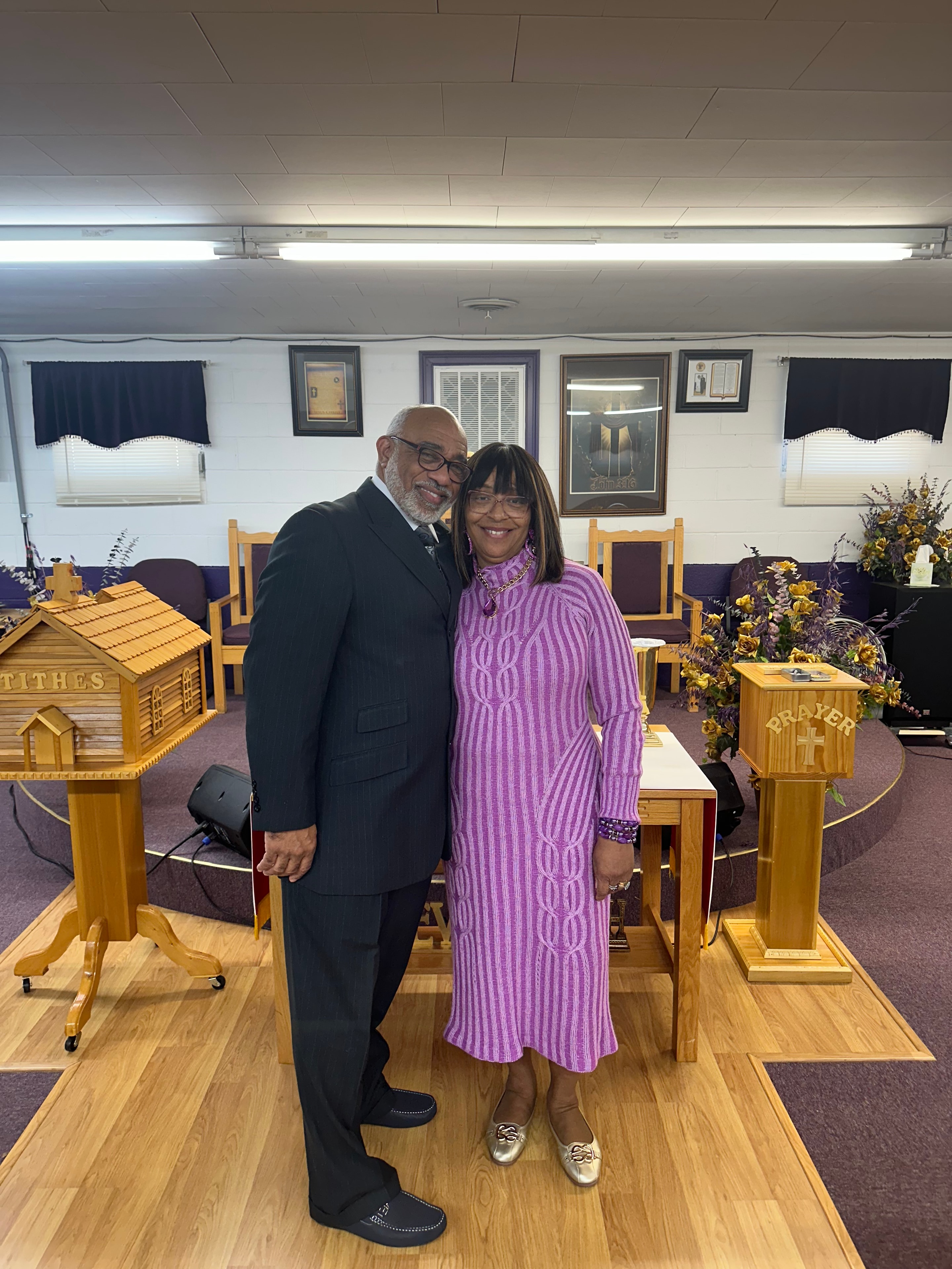 House of Another Chance COGIC congregation gathered in worship